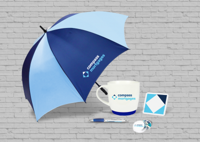 Compass Mortgages Promotional Merchandise